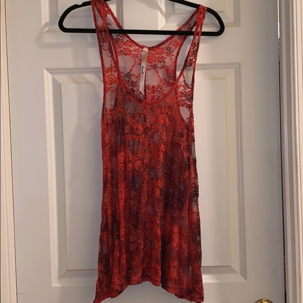 LANI lace ombre top